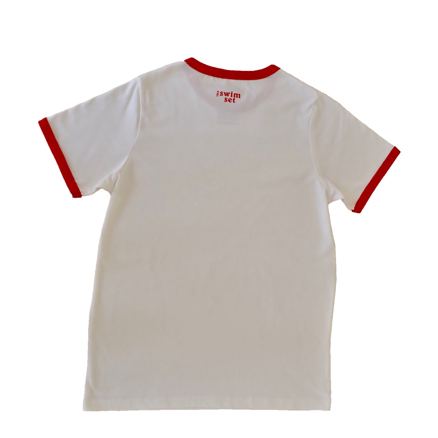 TSHIRT 'YOU NEVER REGRET A SWIM' with Retro Vintage Diver White
